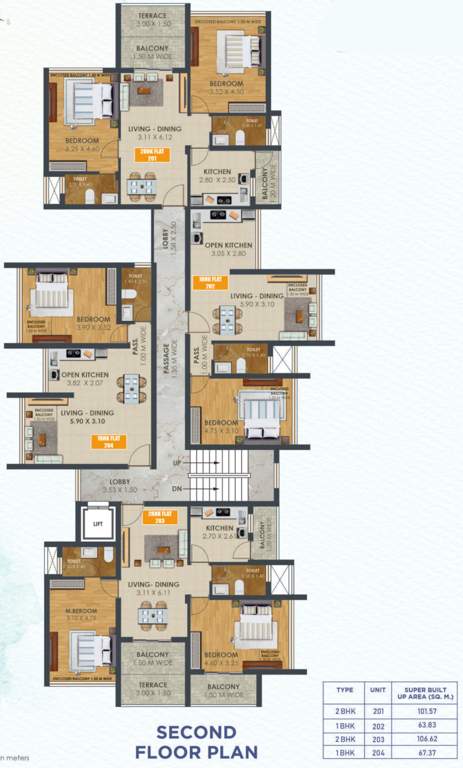  serenidade cenica Serenidade Cenica Cluster Plan For 2nd Floor