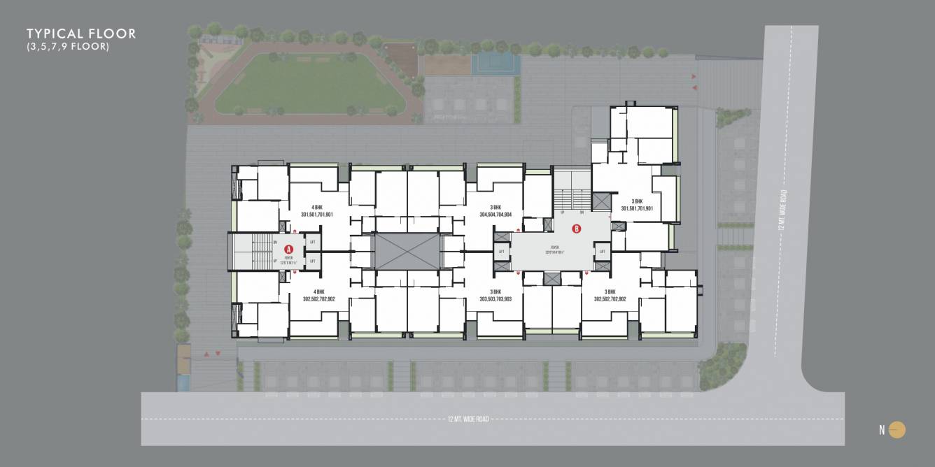  pramukh viyana Block A Cluster Plan
