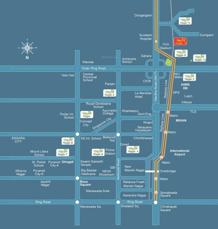  nagar 15 Location Plan