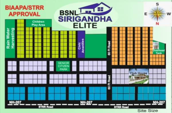  bsnl-sirigandha-elite Layout Plan