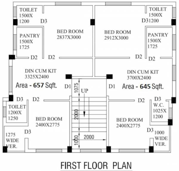  charulata Charulata Cluster Plan for 1st Floor