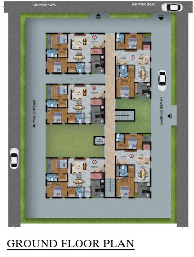  lake-breeze-seshadri Phase II Cluster Plan for ground Floor