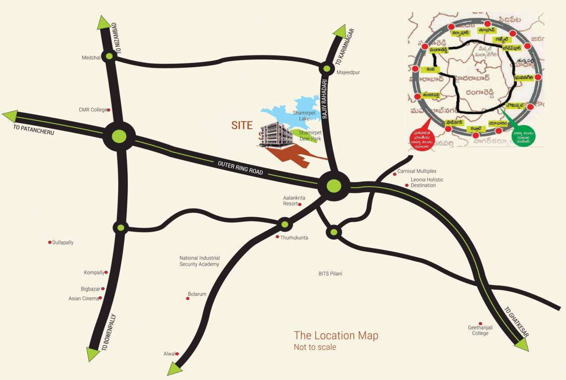  lake breeze seshadri Location Plan