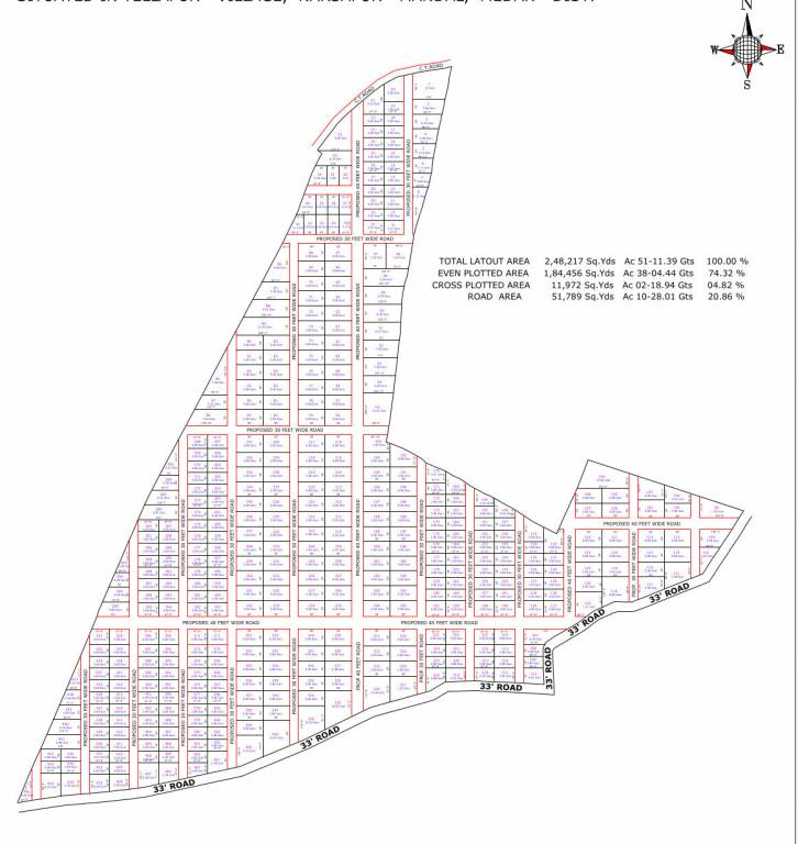  lake view Layout Plan