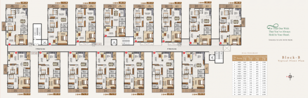  atulyam-trident Tower B Cluster Plan