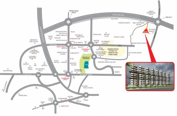  trident Location Plan