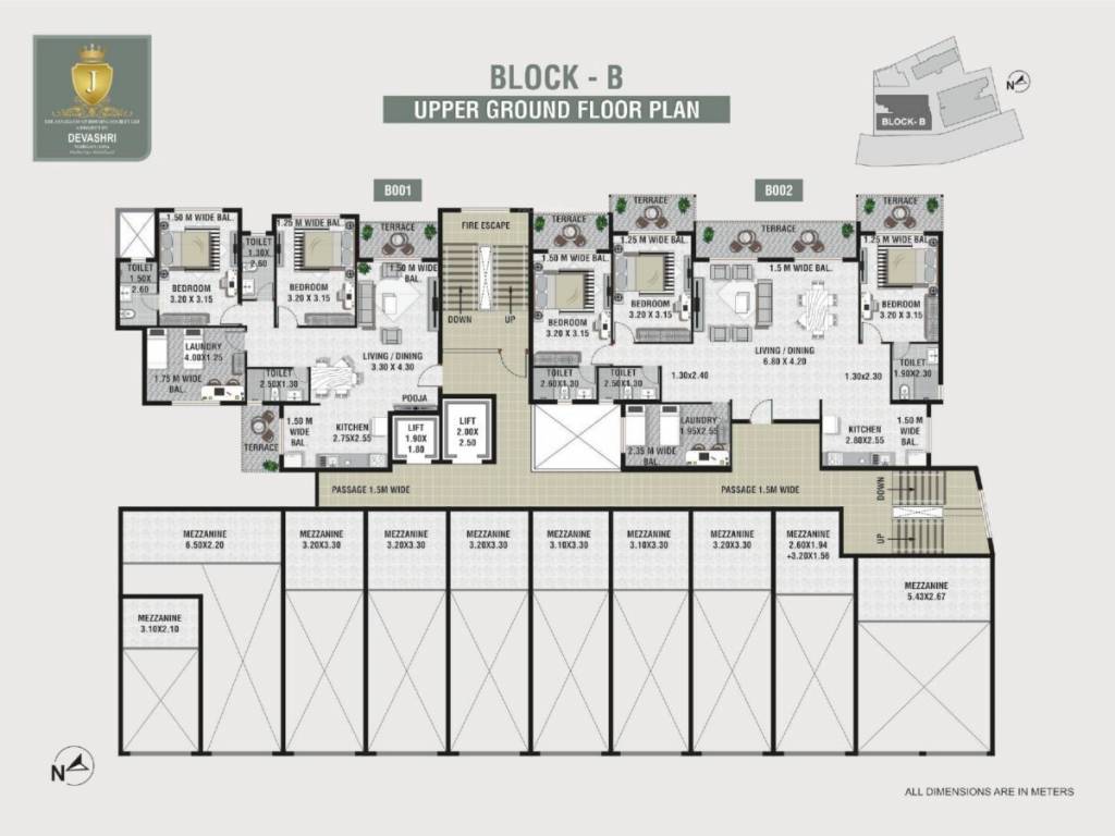  the janata chsl Block B Cluster Plan