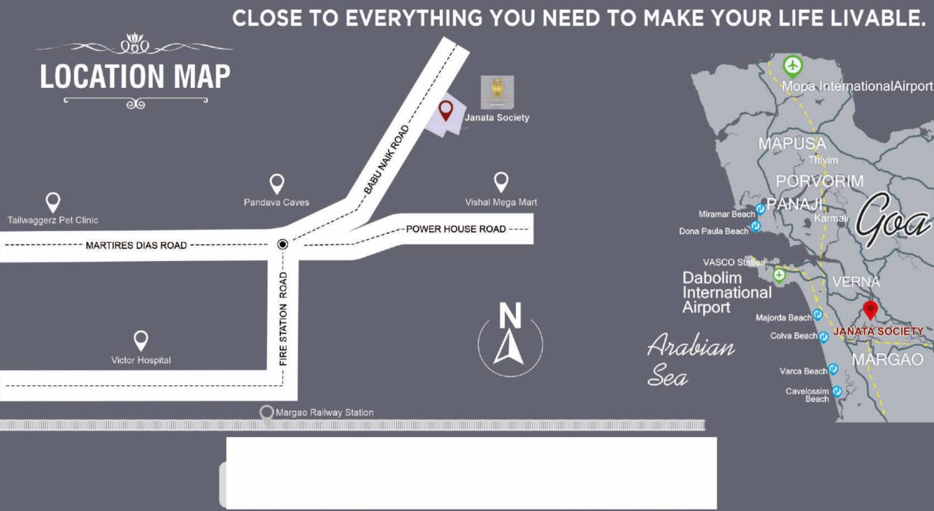  the janata chsl Location Plan