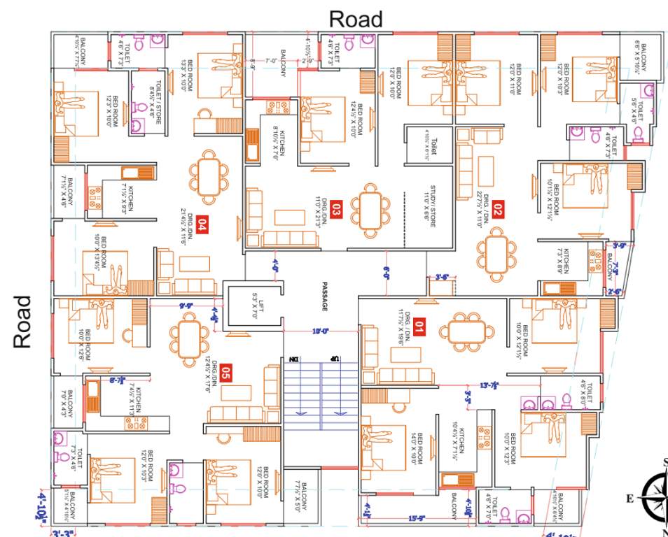  jc heights 10 JC Heights 10 Cluster Plan