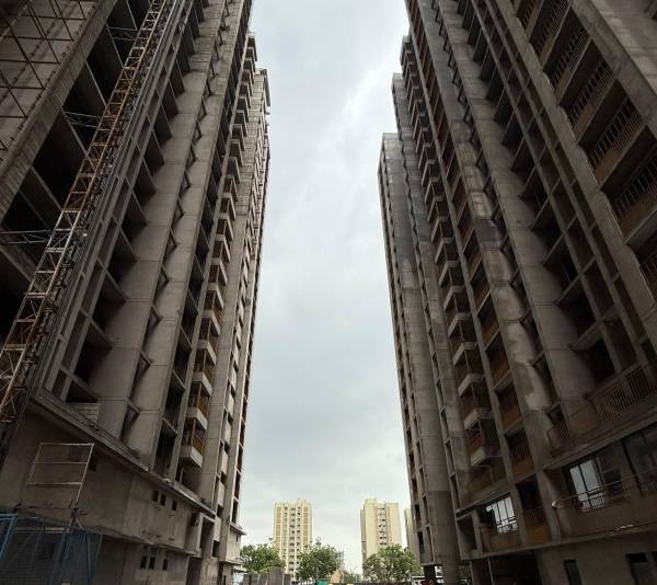 Block B Construction Status July-25 reflection Block B Construction Status July-25