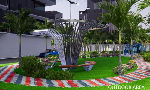  tower Landscape Garden and Tree Planting