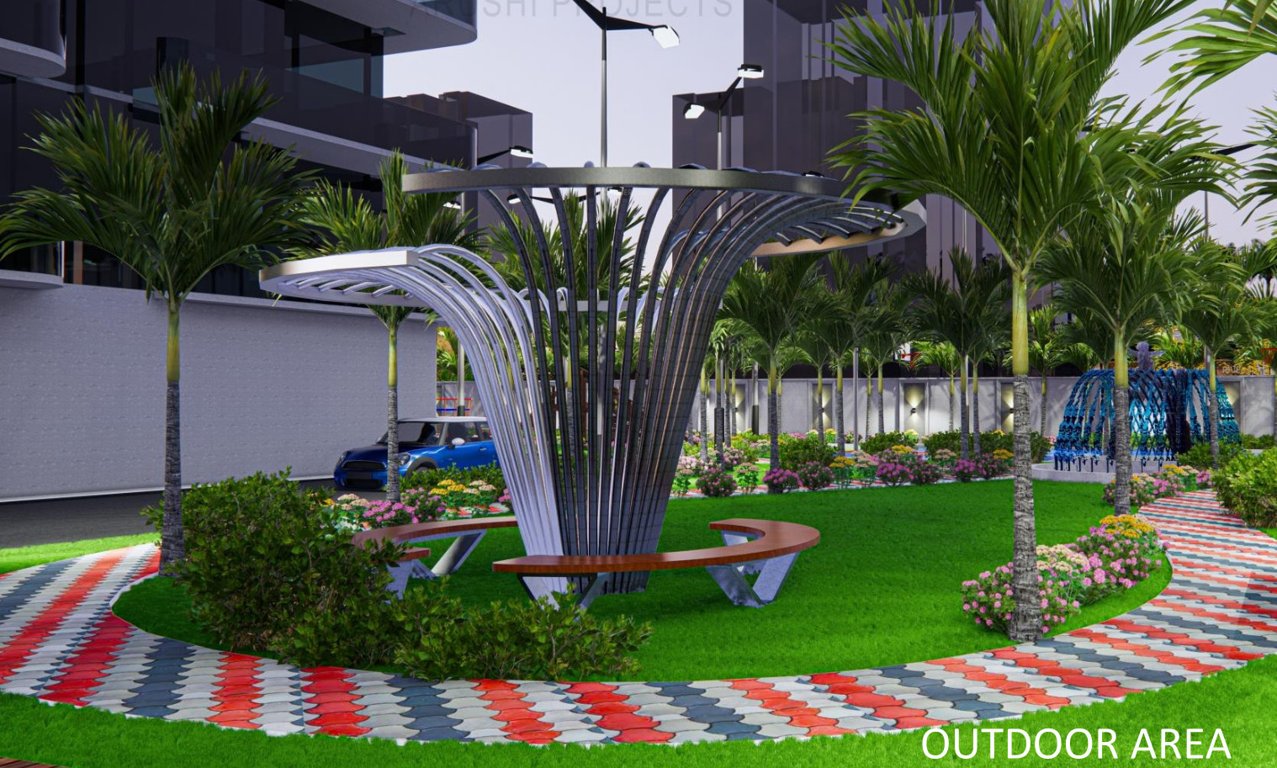  tower Landscape Garden and Tree Planting