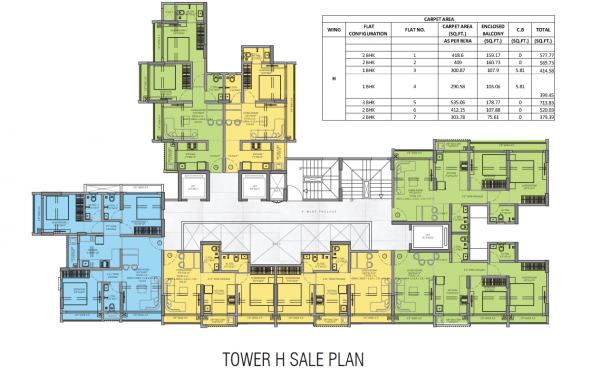  jsb-nakshatra-veda Tower 1 Cluster Plan