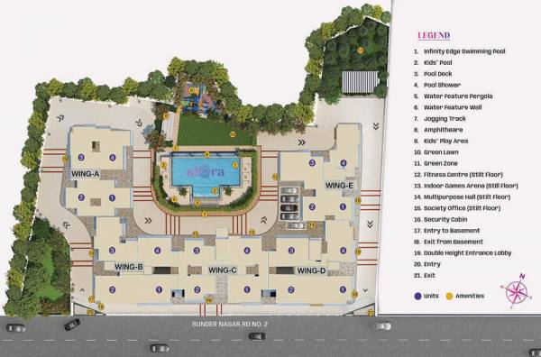 masterPlan of Kolte Patil Alora