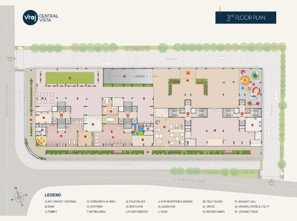  vraj central vista Vraj Central Vista Cluster Plan