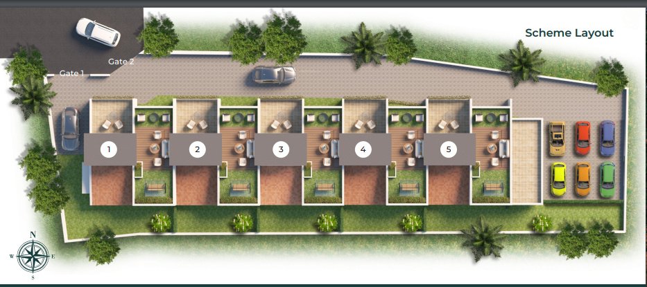  tranquil villas Master Plan