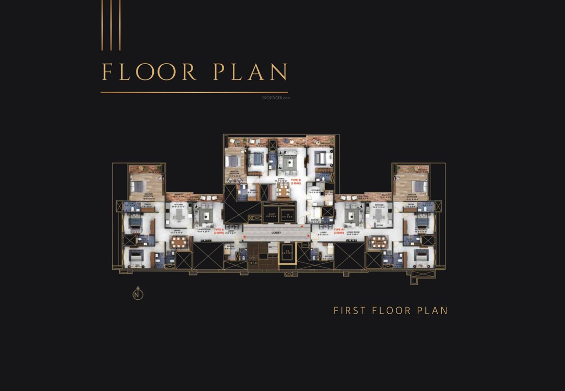  hamilton tower Hamiton Towers Cluster Plan for 1st Floor