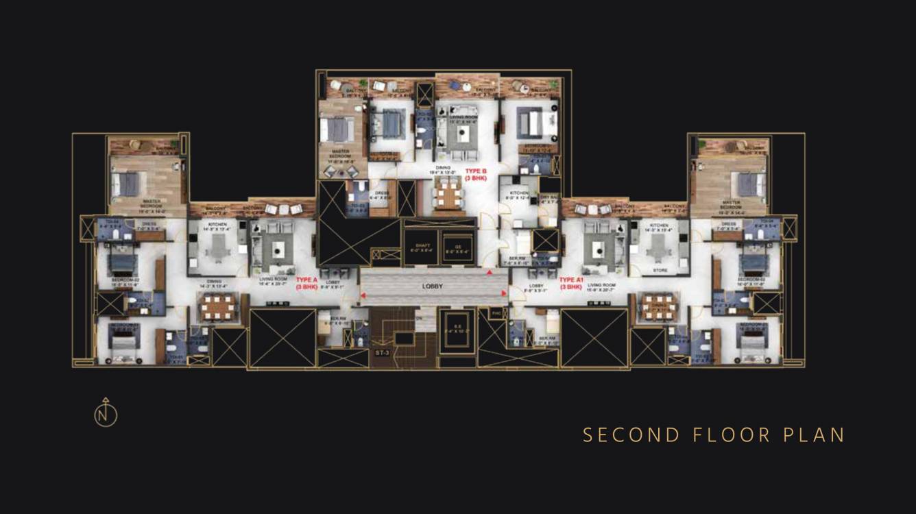  hamilton tower Hamiton Towers Cluster Plan for 2nd Floor