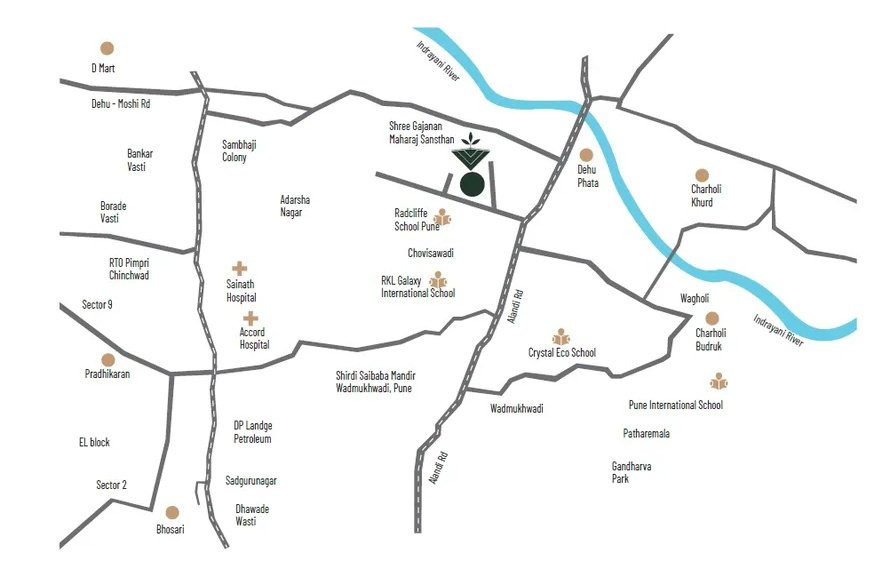  skyways vrundavan fg Location Plan