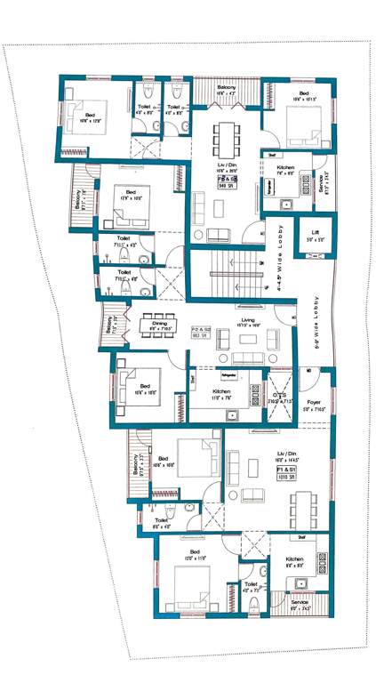  casa residences Casa Residences Cluster Plan from 1st to 2nd Floor