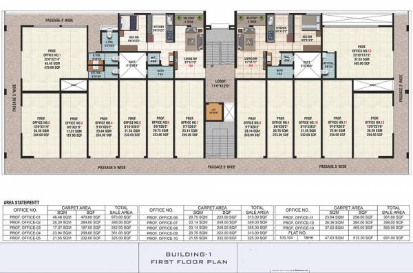  dwarka-heights Dwarka Heights Cluster Plan For 1st Floor