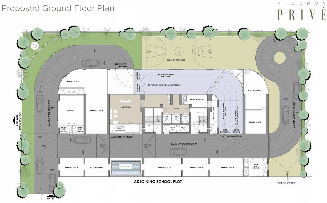  prive Prive Cluster Plan for ground Floor