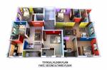 Placid 3D Cluster Plan from 1st to 3rd Floor placid Placid 3D Cluster Plan from 1st to 3rd Floor
