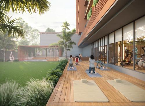  sapphire Yoga/ Meditation Area