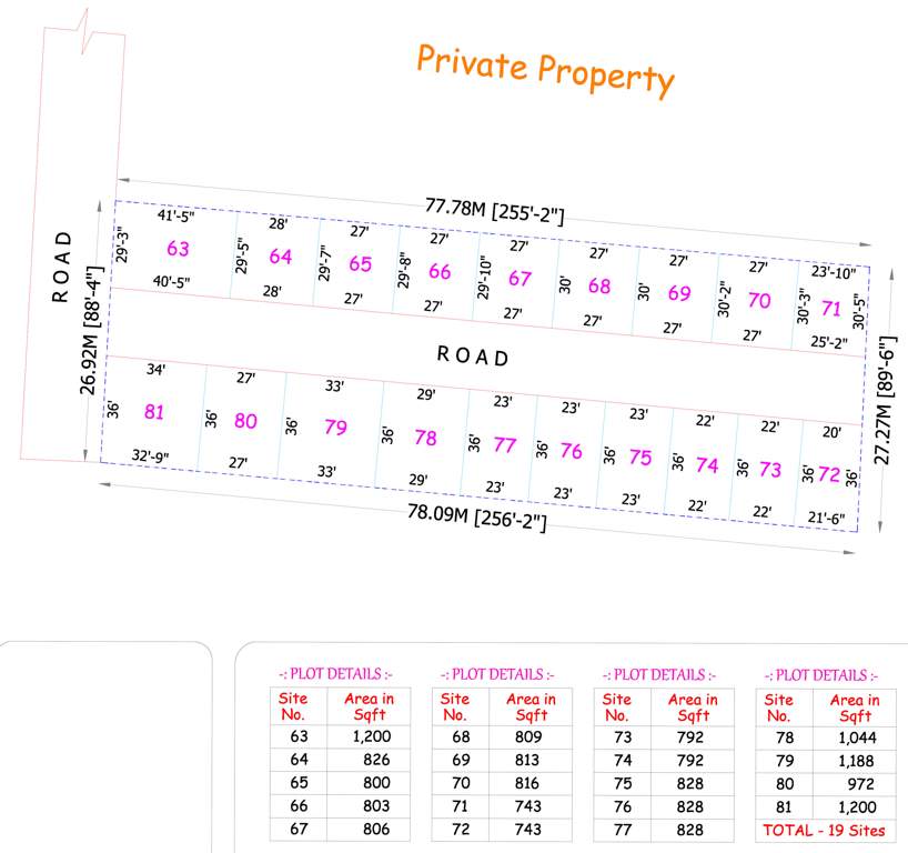 vistara phase 3 Layout Plan