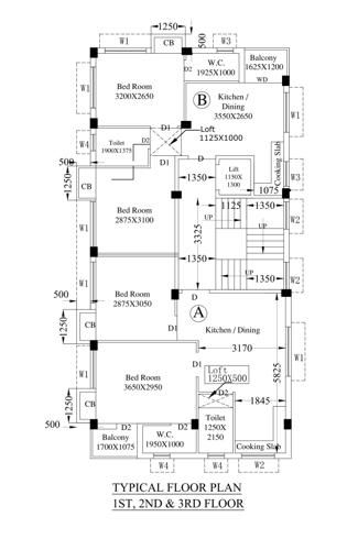  ashirbad-sapphire Ashirbad Sapphire Cluster Plan from 1st to 3rd Floor