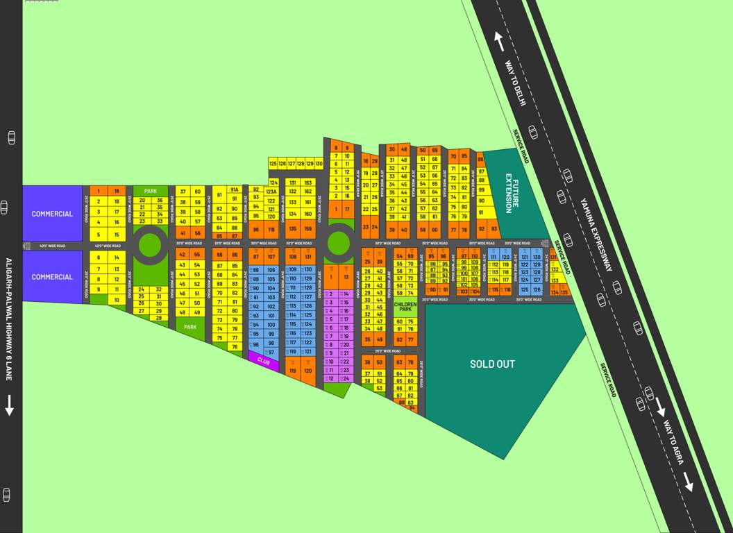  royal city Layout Plan