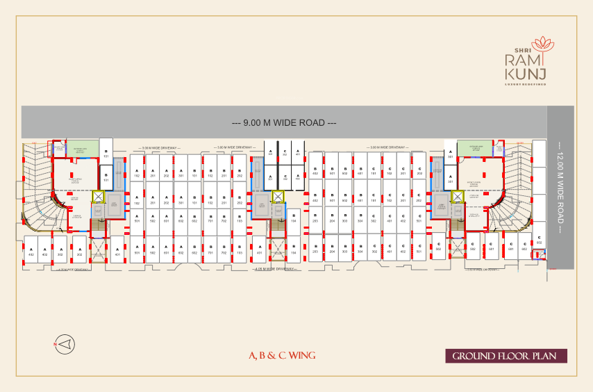  shri ram kunj Wing A Cluster Plan