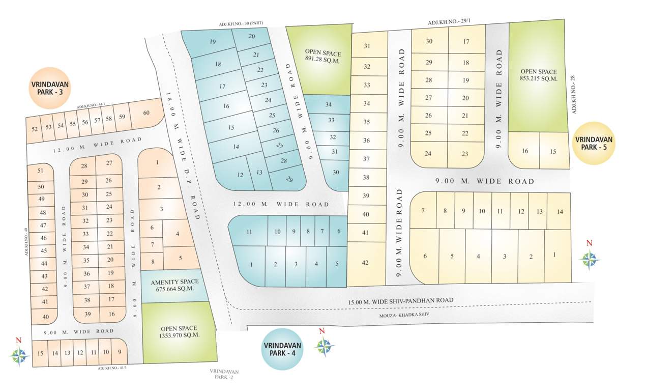  vrindavan park Layout Plan