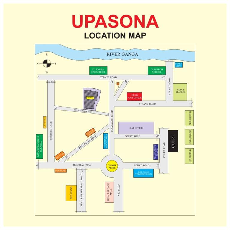  upasana Location Plan