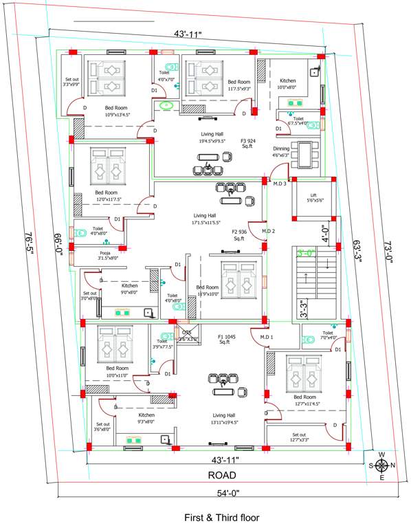  the lotus The Lotus Cluster Plan For 1st And 3rd Floor