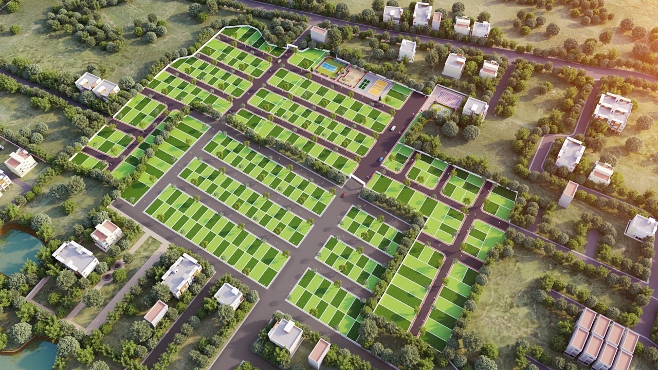  ria srinivasa palms Plot