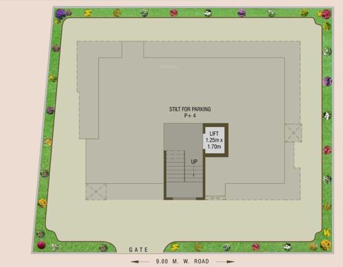  heights Heights Cluster Plan for ground Floor