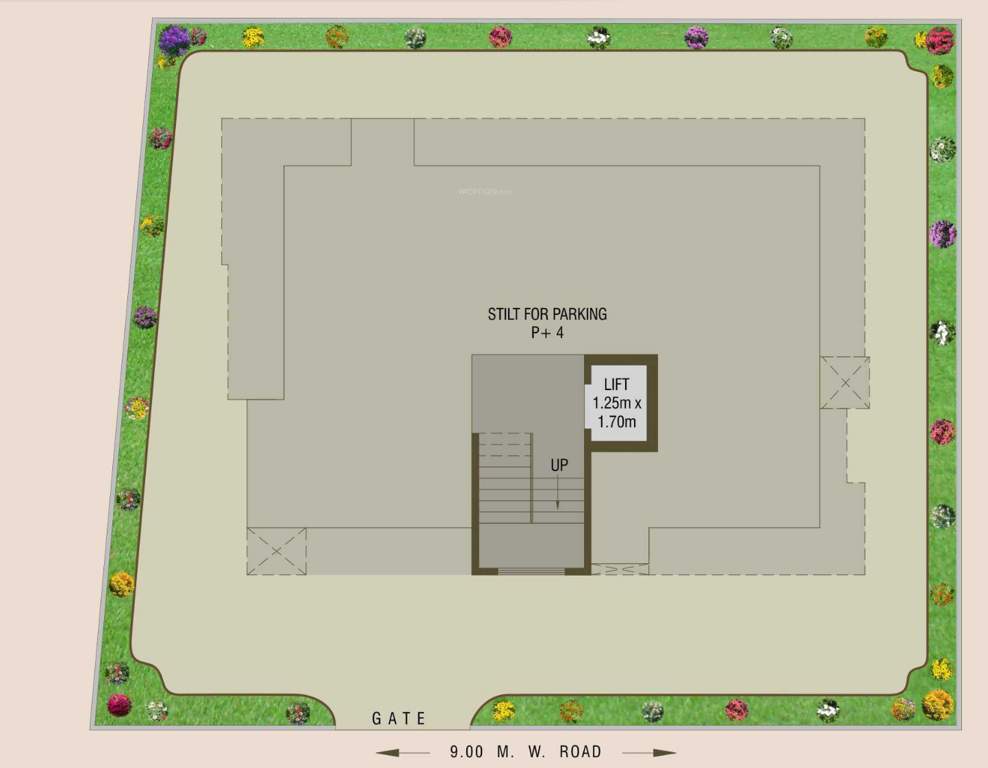  heights Heights Cluster Plan for ground Floor