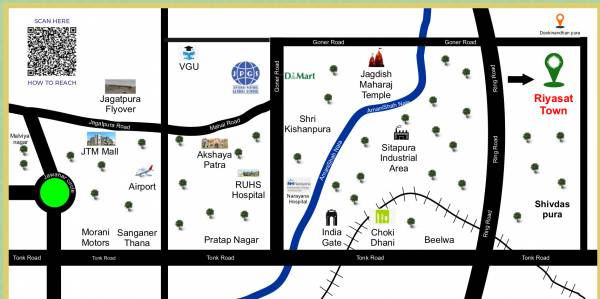  govindam-block-a Location Plan