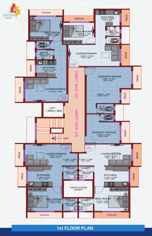  callisto Jayesh Callisto Cluster Plan for 1st Floor
