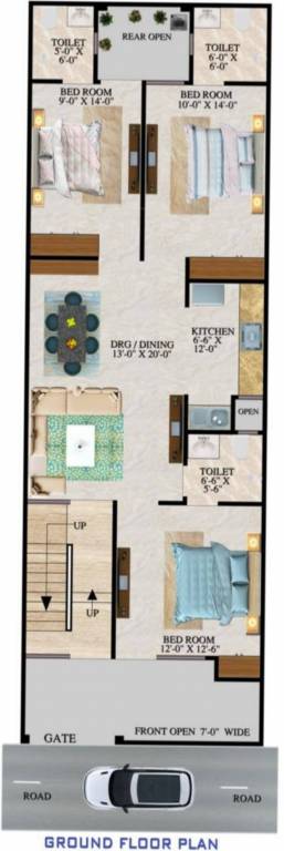 vastu homes Vastu Homes Ground Cluster Plan