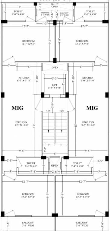 vastu homes Vastu Homes Typical Cluster Plan