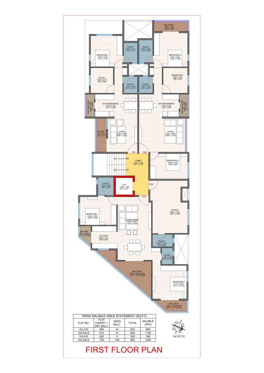  geetanjali a apartment Geetanjali A Apartment Cluster Plan