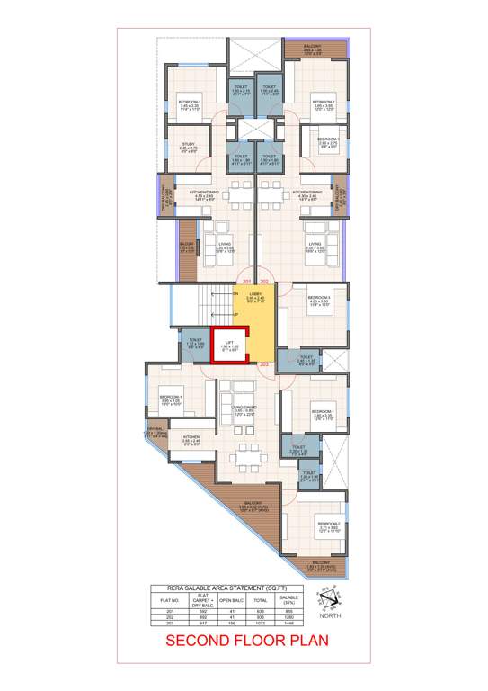  geetanjali a Geetanjali A Apartment Cluster Plan