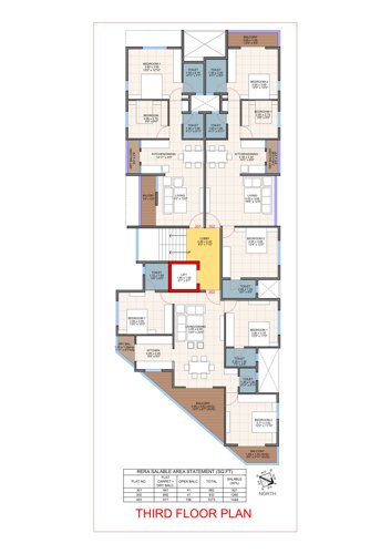  geetanjali-a Geetanjali A Apartment Cluster Plan