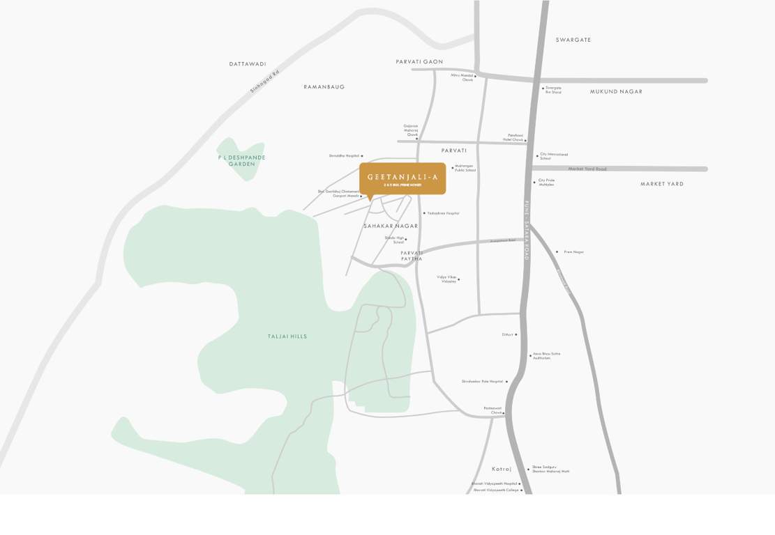  geetanjali a apartment Location Plan