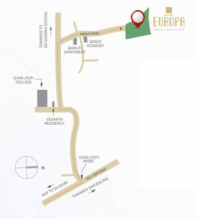  europa Location Plan