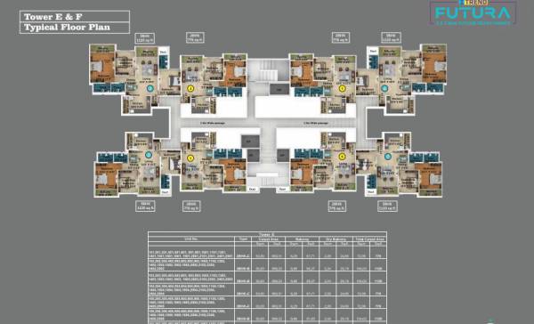  itrend-futura Building E & F Cluster Plan