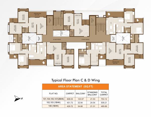 A Wing Cluster Plan adhinathpuram A Wing Cluster Plan