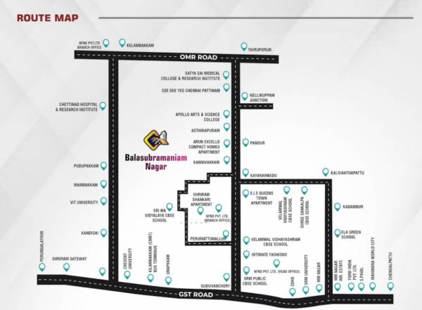  balasubramaniyam-nagar Location Plan